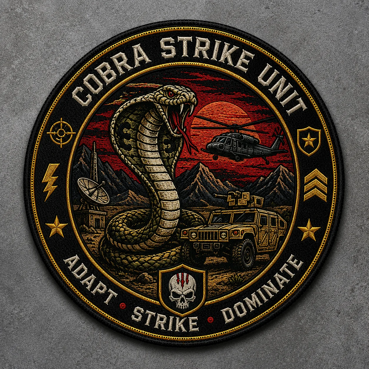 Cobra Strike Unit Patch